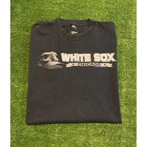 Vintage Chicago White Sox shirt mens extra large black white Y2K Lee Sport RK
